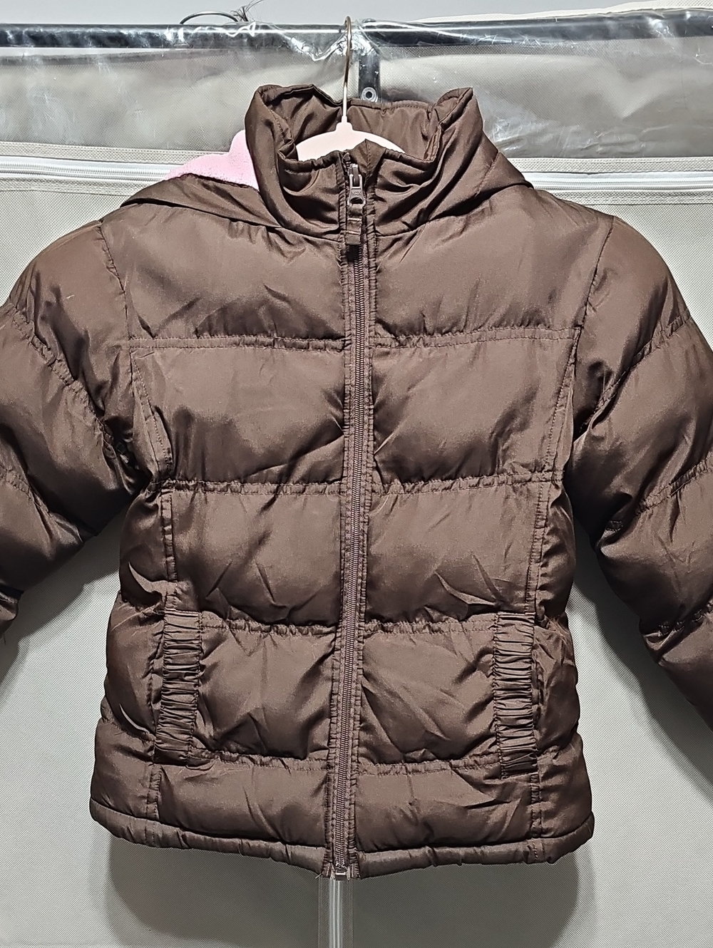Cherokee Brown Kids Puffer Jacket